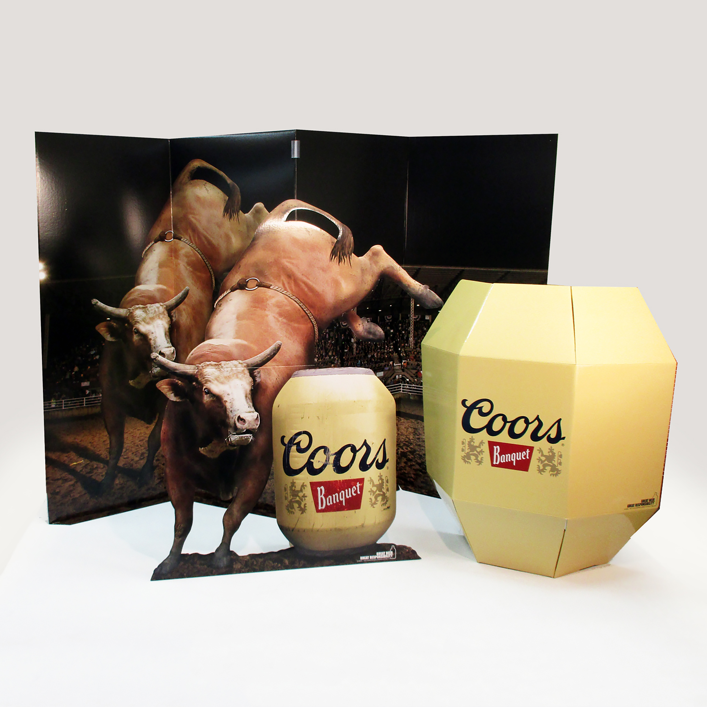 Coors Banquet Rodeo Mass Display Baird Display