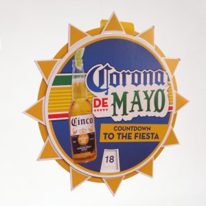 Corona Cinco de Mayo Count Down Dangler