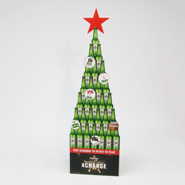 Heineken Holiday Tree Standee