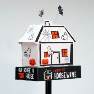House Wine Halloween Pole Topper