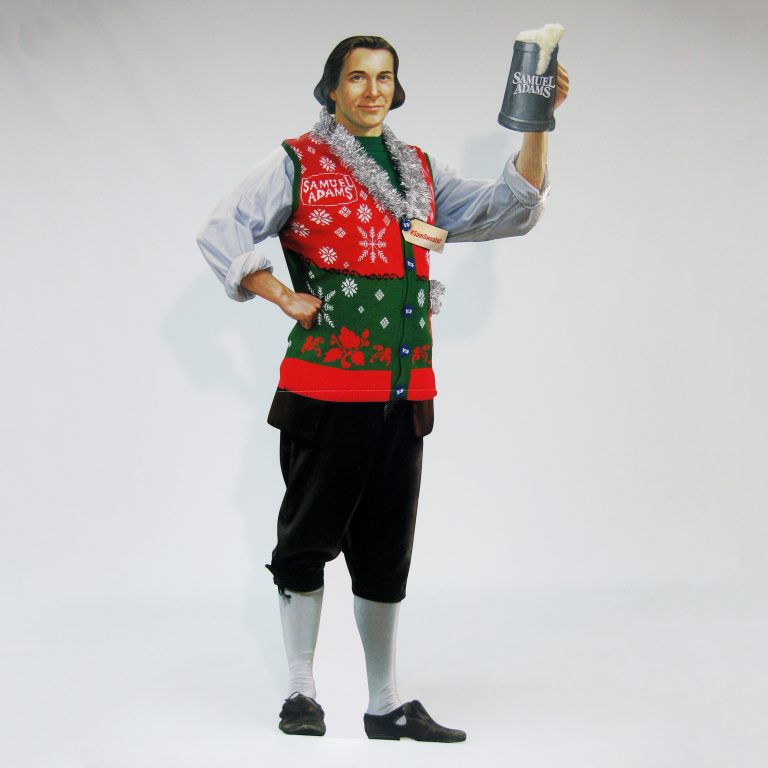 Sam Adams Holiday Standee