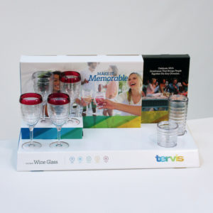 Tervis Glass Counter Display