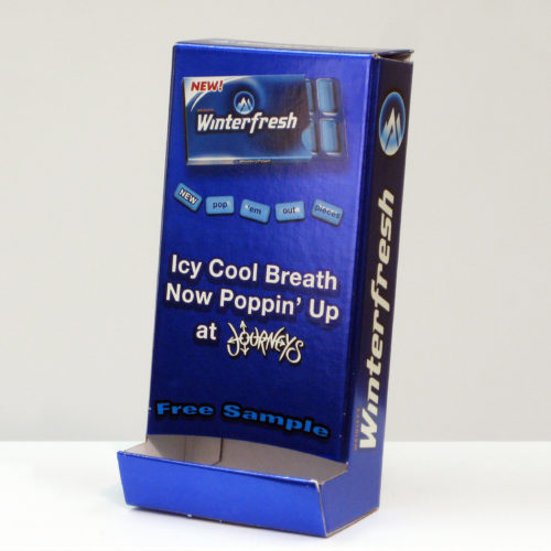 Winterfresh gum counter display